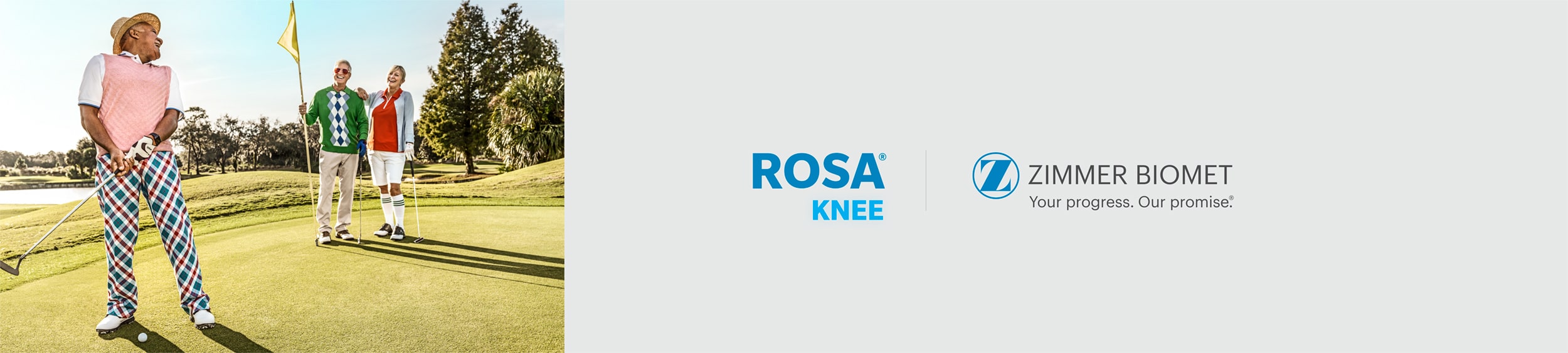 Rosa Knee | Zimmer Biomet logos