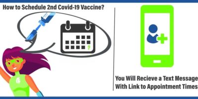 Secure Text Message Will Be Sent to Schedule 2nd Vaccine