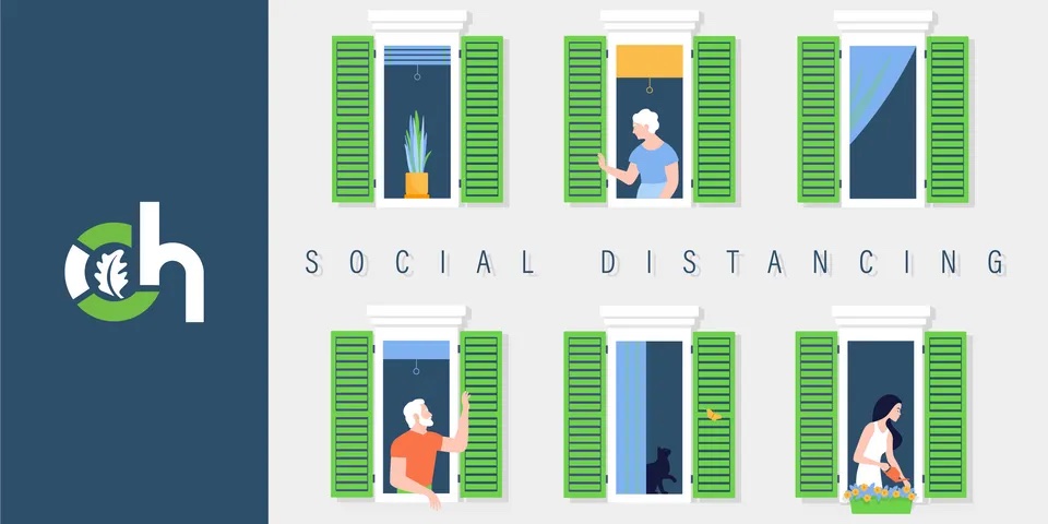 Social Distancing Includes Staying Away From Friends and Neighbors