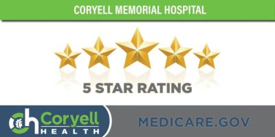Coryell Health Receives 5 Star Rating for Hospital Care