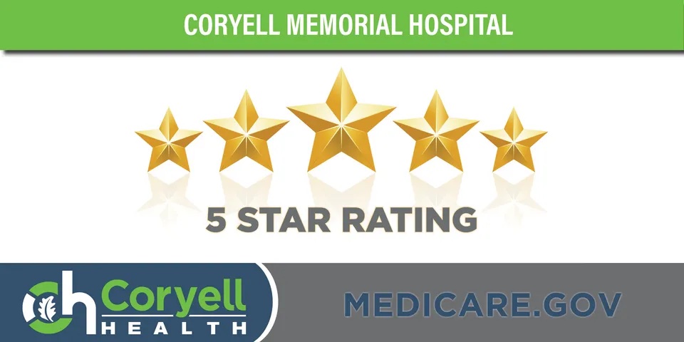 Coryell Health Receives 5 Star Rating for Hospital Care