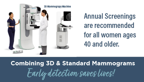 Mammograms use low-energy X-rays to scan breast tissue for abnormalities
